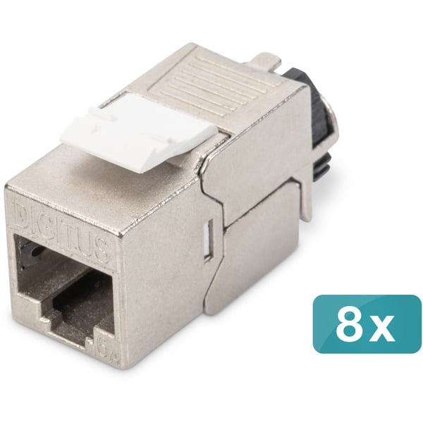 (€ 2,71 / pièces) Digitus Cat.6a Keystone-Modul, geschirmt - Digitus - vue 2