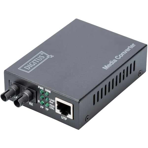 Digitus Fast Ethernet Medienkonverter RJ-45 auf ST-Duplex - Digitus