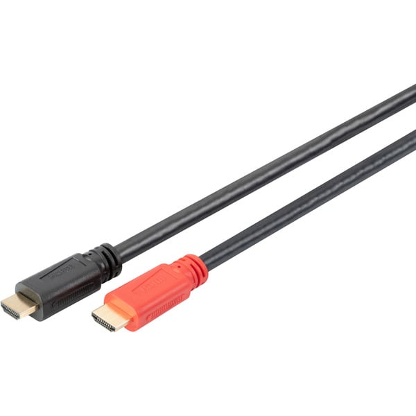 (€ 1,95 / 1 m) Digitus HDMI High Speed Anschlusskabel avec Ethernet et Signalverstärker - Digitus