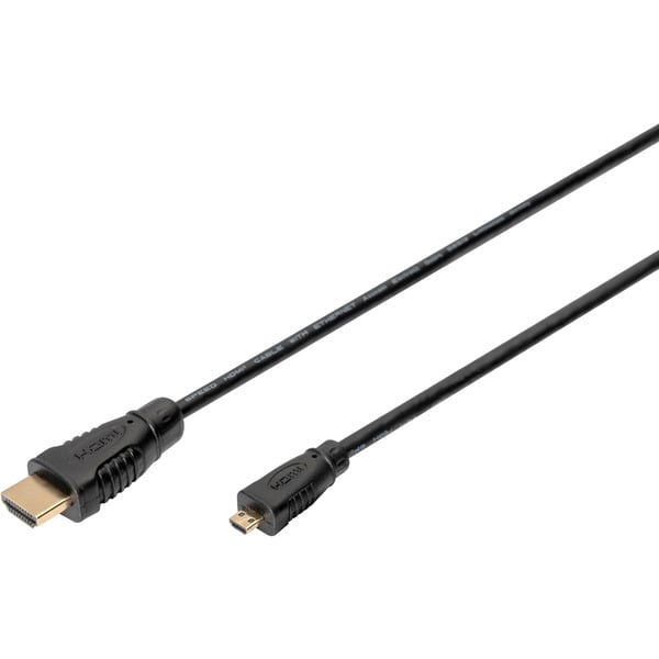 € 3,10 Digitus HDMI High Speed câble avec Ethernet, Typ D > Typ A - Digitus