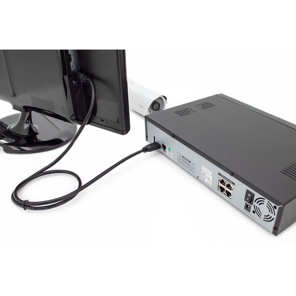 (€ 1,23 / 1 m) Digitus HDMI Premium High Speed Anschlusskabel, avec Ethernet, UHD 4K - Digitus - vue 3