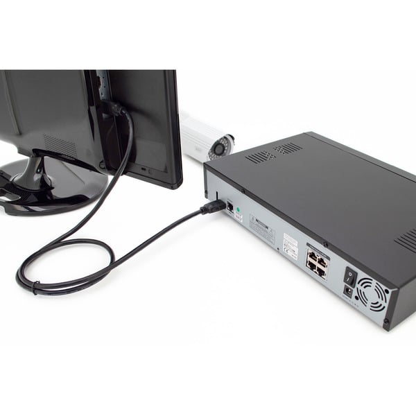 (€ 1,71 / 1 m) Digitus HDMI Premium High Speed Anschlusskabel, avec Ethernet, UHD 4K - Digitus - vue 4