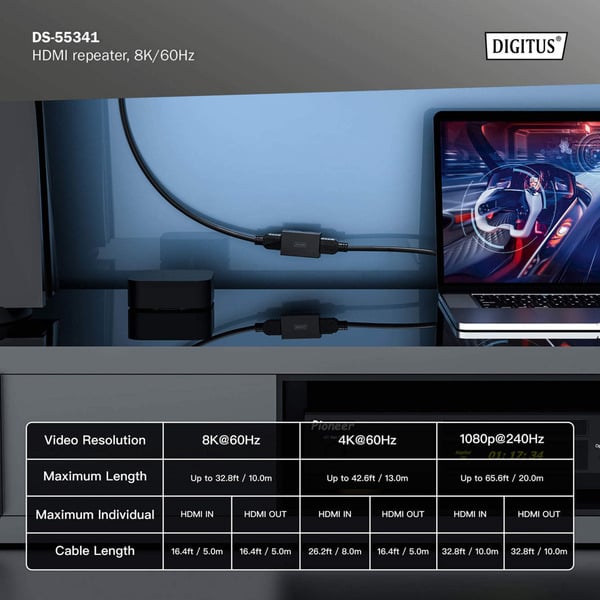 Digitus HDMI Repeater 8K / 60Hz - Digitus - vue 11