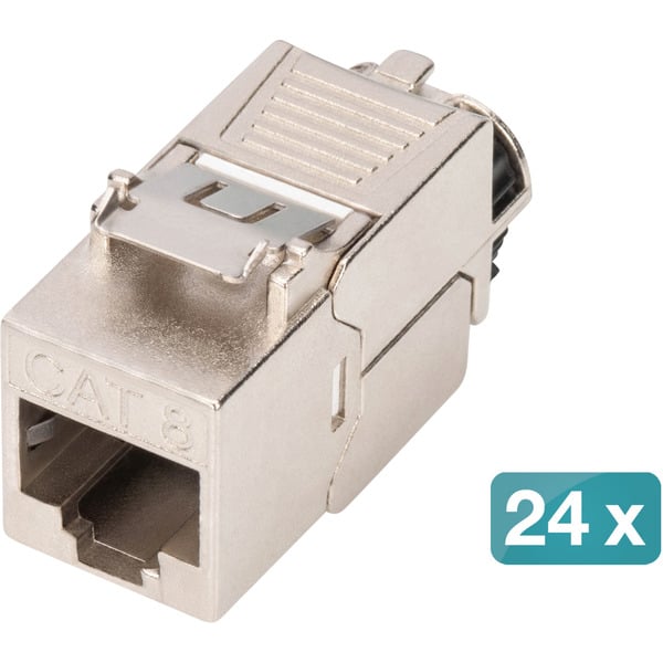 Digitus Keystone-Modul Cat. 8.1, geschirmt, 24 pièces - Digitus