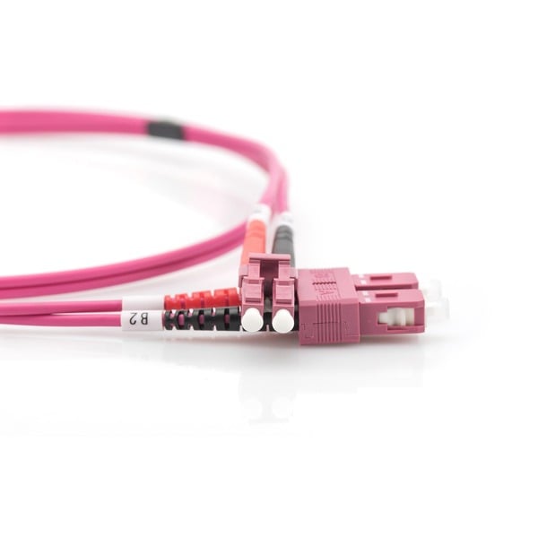 Digitus LWL Patchkabel, Duplex, LC > SC Stecker, Multimode OM4 - Digitus - vue 4