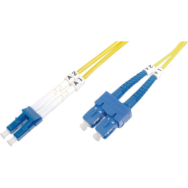 Digitus LWL Patchkabel, Duplex, LC > SC Stecker, Singlemode OS2 - Digitus
