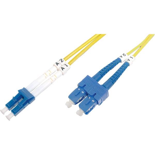 Digitus LWL Patchkabel, Duplex, LC > SC Stecker, Singlemode OS2 - Digitus