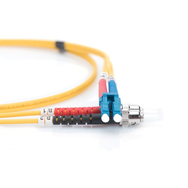 Digitus LWL Patchkabel, Duplex, LC > ST Stecker, Singlemode OS2 - Digitus - vue 3