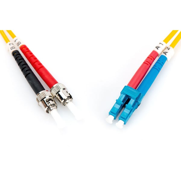 Digitus LWL Patchkabel, Duplex, LC > ST Stecker, Singlemode OS2 - Digitus - vue 3
