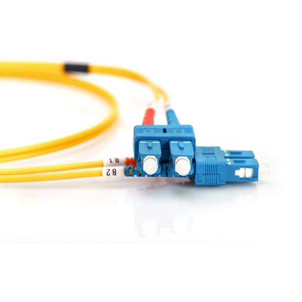 Digitus LWL Patchkabel, Duplex, SC > SC Stecker, Singlemode OS2 - Digitus - vue 3