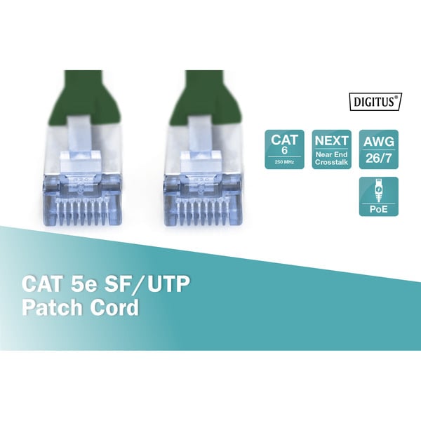 Digitus Patchkabel CAT 5e SF/UTP 0,5m - Digitus - vue 2