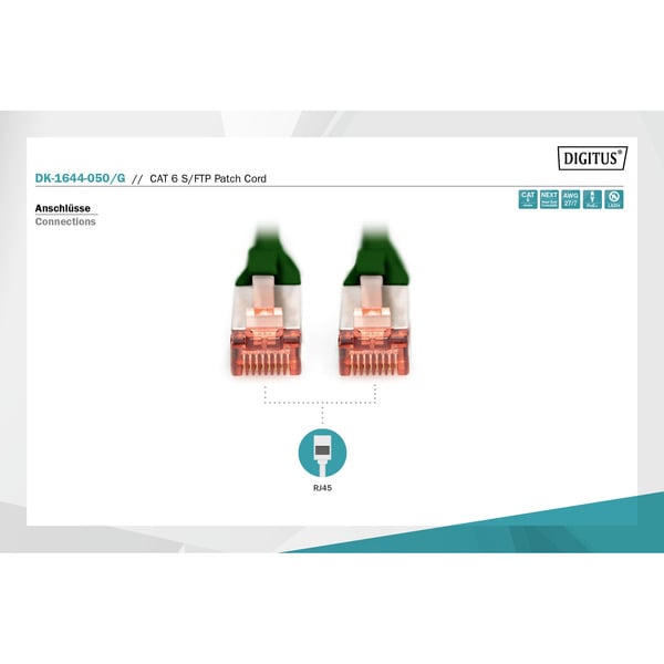 Digitus Patchkabel CAT 6 S/FTP 5m - Digitus - vue 3