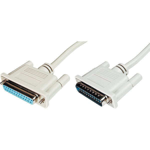 (€ 1,45 / 1 m) Digitus Serielles Datatransfer Verlängerungskabel, D-Sub25 (Stecker) > D-Sub25 (Buchse) - Digitus