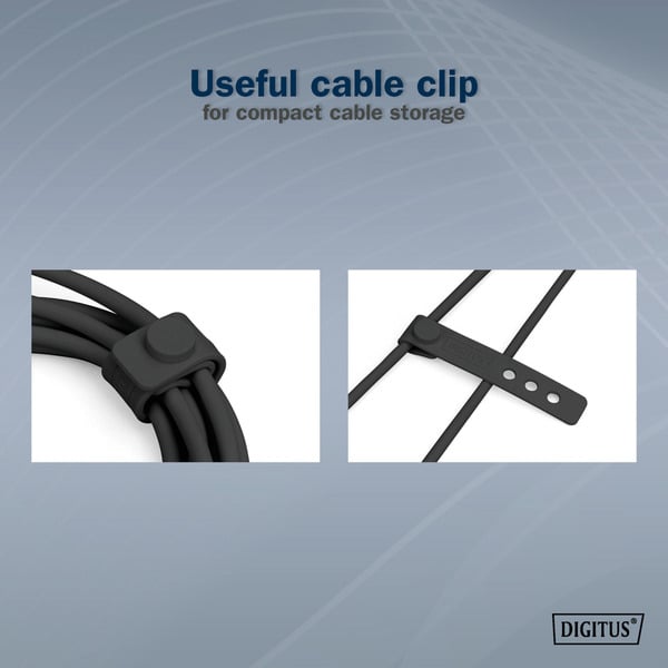 Digitus USB4 Gen 3x2 Silikon-Anschlusskabel USB-C > USB-C - Digitus - vue 11