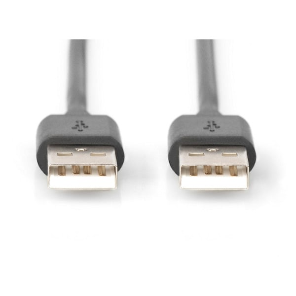 (€ 0,33 / 1 m) Digitus USB 2.0 Anschlusskabel USB-A (Stecker) > USB-A (Stecker) - Digitus - vue 2