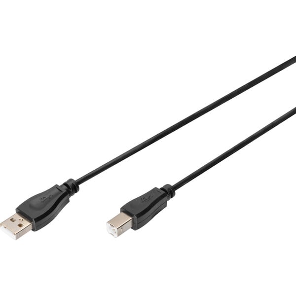 (€ 0,69 / 1 m) Digitus USB 2.0 Anschlusskabel USB-A (Stecker) > USB-B (Stecker) - Digitus