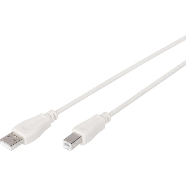 (€ 0,64 / 1 m) Digitus USB 2.0 Anschlusskabel USB-A (Stecker) > USB-B (Stecker) - Digitus