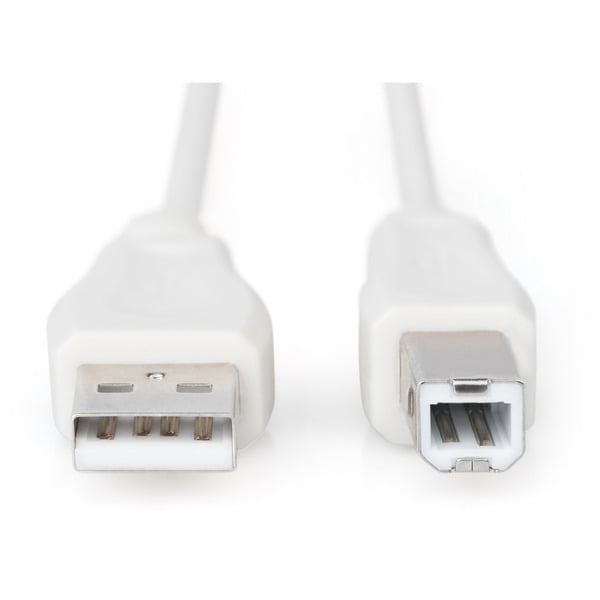 (€ 0,64 / 1 m) Digitus USB 2.0 Anschlusskabel USB-A (Stecker) > USB-B (Stecker) - Digitus - vue 2