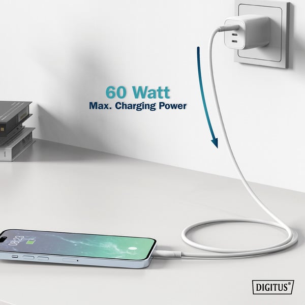 Digitus USB 2.0 Silikon-Anschlusskabel USB-A > USB-C - Digitus - vue 13