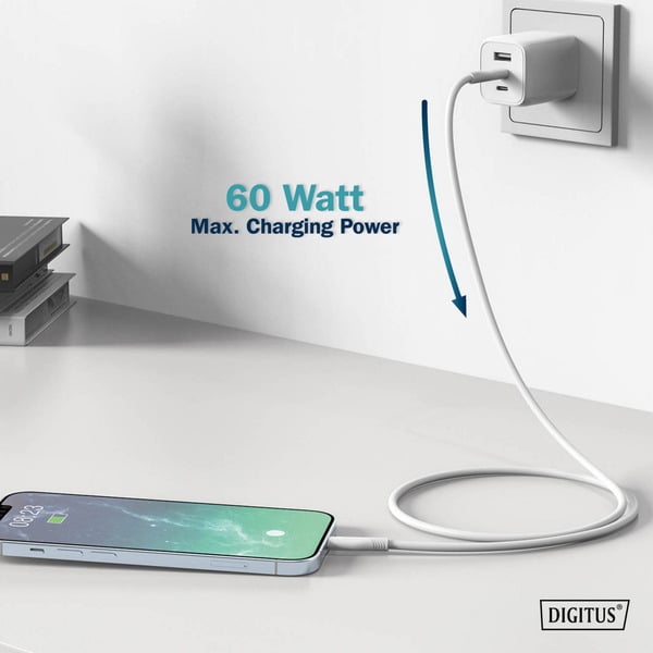 Digitus USB 2.0 Silikon-câble USB-C > Lightning, MFI zertifiziert - Digitus - vue 8