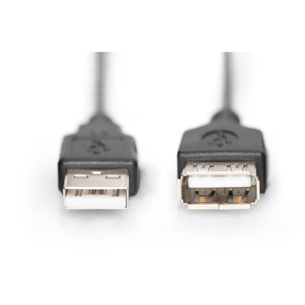 (€ 0,56 / 1 m) Digitus USB 2.0 Verlängerungskabel, USB-A Stecker > USB-A Buchse - Digitus - vue 2