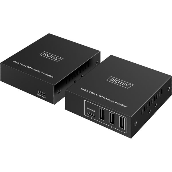 Digitus USB 3.2 Gen1 CAT Extender-Set, 5Gbps, 100 mètre, USB-Extender - Digitus
