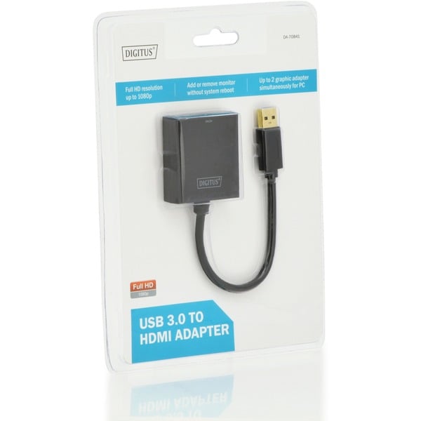 Digitus USB 3.2 Gen 1 Adapter, USB-A Stecker > HDMI Buchse - Digitus - vue 2