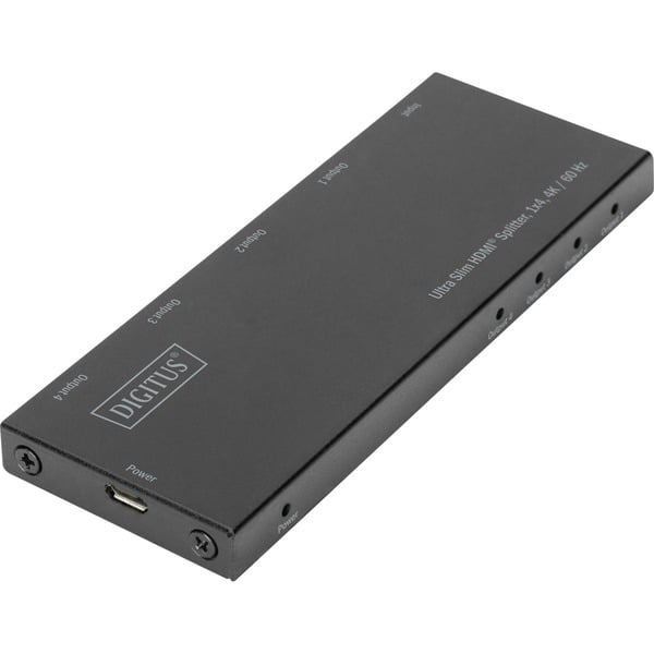 Digitus Ultra Slim HDMI Splitter, 1x4, 4K / 60 Hz - Digitus