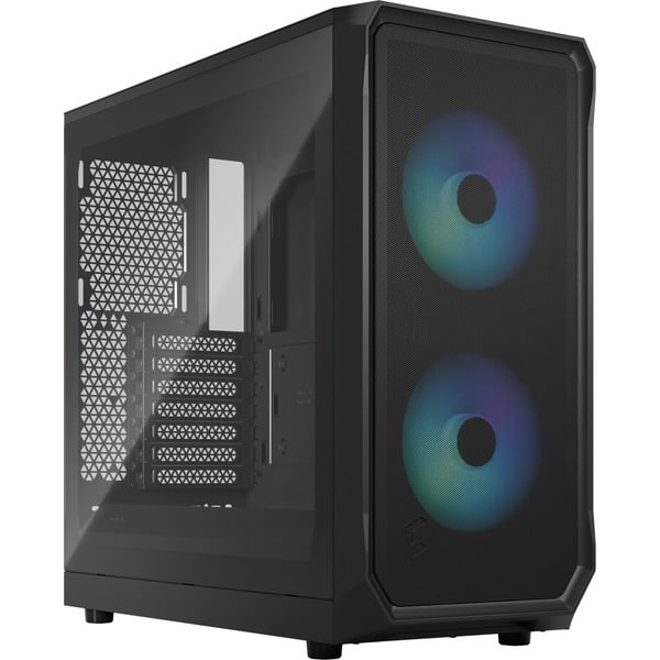 Fractal Design Focus 2 RGB Black TG Clear Tint, Tower-Gehäuse - Fractal Design