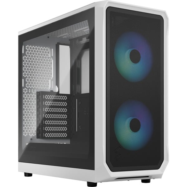 Fractal Design Focus 2 RGB White TG Clear Tint, Tower-Gehäuse - Fractal Design