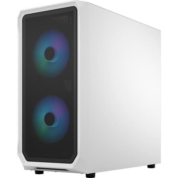 Fractal Design Focus 2 RGB White TG Clear Tint, Tower-Gehäuse - Fractal Design - vue 3
