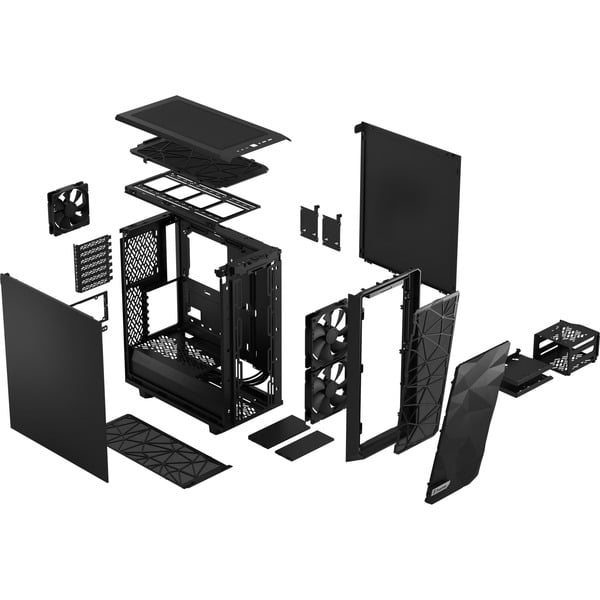 Fractal Design Meshify 2 Compact Black Solid, Tower-Gehäuse - Fractal Design - vue 18
