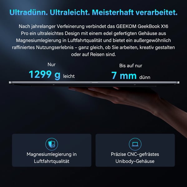 GEEKOM GEEKBOOK X16 PRO - GEEKOM - vue 4