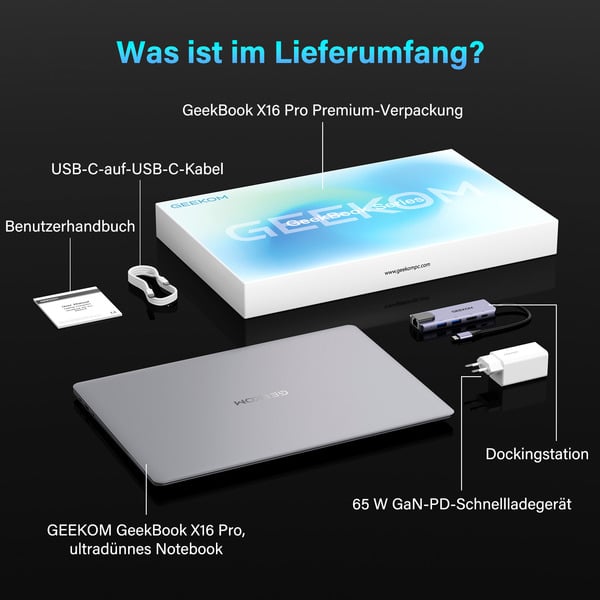 GEEKOM GEEKBOOK X16 PRO - GEEKOM - vue 10