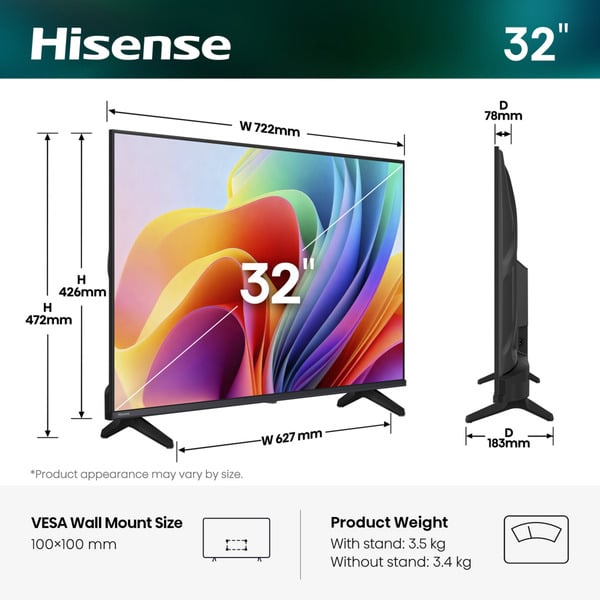 Hisense 32A49S, LED-Fernseher - Hisense - vue 11