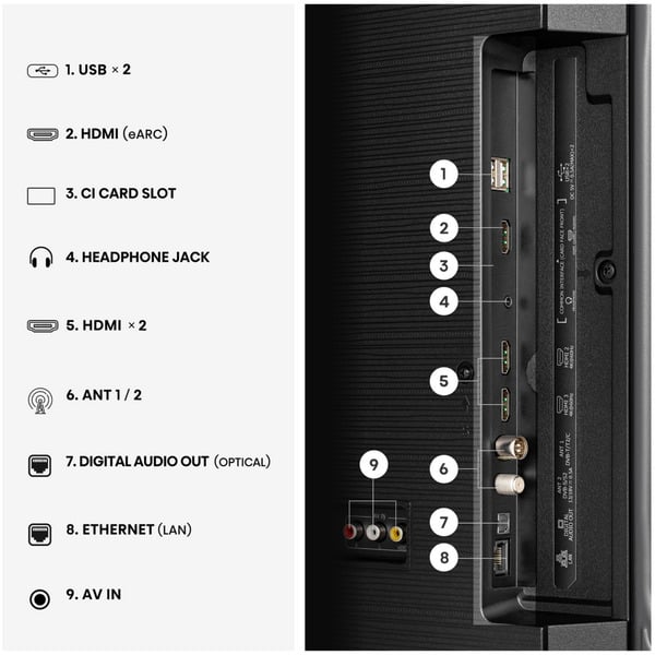 Hisense 43A6S, LED-Fernseher - Hisense - vue 17