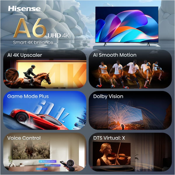 Hisense 50A6S, LED-Fernseher - Hisense - vue 9