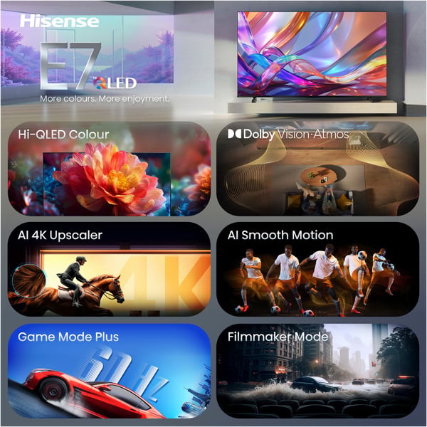 Hisense 85E7S Hi-QLED-Fernseher - Hisense - vue 6