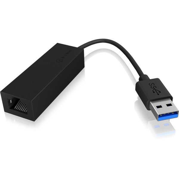 ICY BOX USB 3.2 Gen 1 Adapter IB-AC501a, USB-A Stecker > RJ-45 Buchse - ICY BOX - vue 3