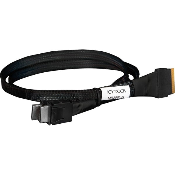Icy Dock câble SlimSAS x8 SFF-8654 > 2x OCuLink x4 SFF-8611 - Icy Dock