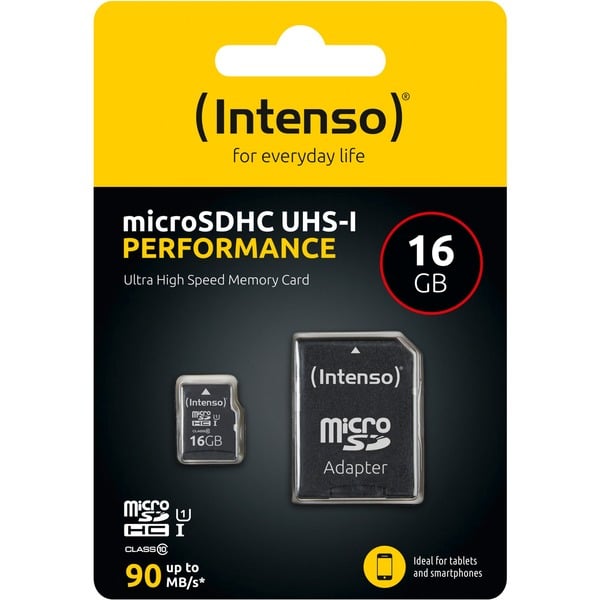 Intenso UHS-I Performance 16 GB microSDXC, Speicherkarte - Intenso - vue 4