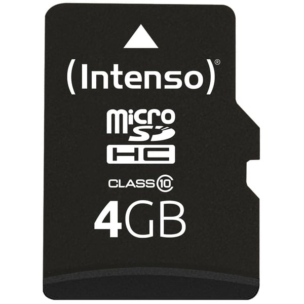 Intenso microSDHC 4 GB, Speicherkarte - Intenso - vue 3