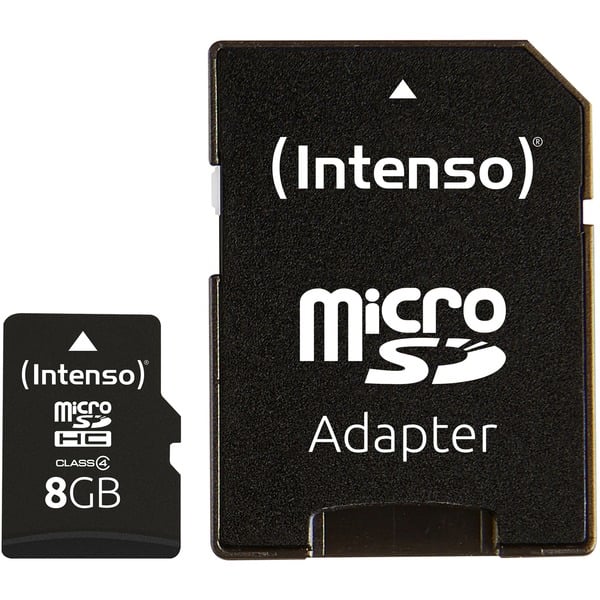 Intenso microSDHC 8 GB, Speicherkarte - Intenso