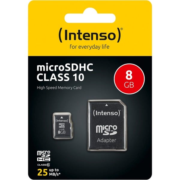 Intenso microSDHC 8 GB, Speicherkarte - Intenso - vue 4
