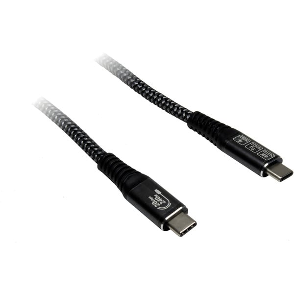 Inter-Tech USB 3.2 Gen2x2 câble, USB-C Stecker > USB-C Stecker - Inter-Tech