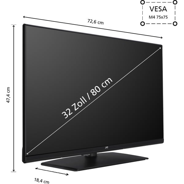 JVC LT-32VF5355, LED-Fernseher - JVC - vue 6