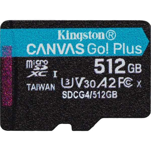 Kingston Canvas Go! Plus 512 GB microSDXC, Speicherkarte - Kingston