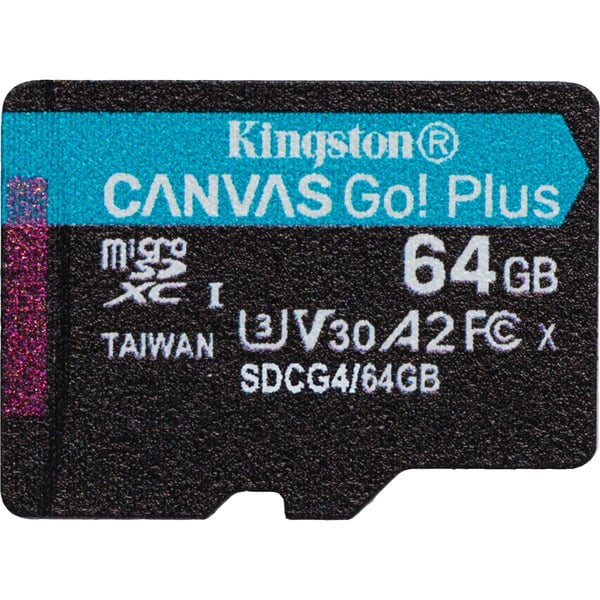 Kingston Canvas Go! Plus 64 GB microSDXC, Speicherkarte - Kingston
