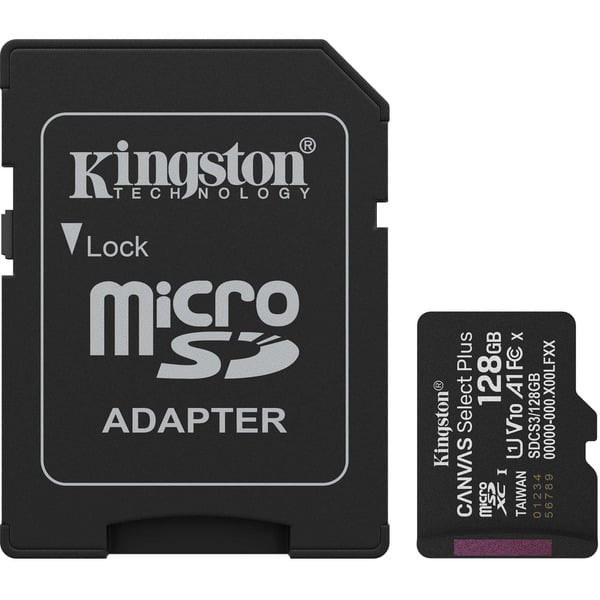 Kingston Canvas Select Plus 128 GB MicroSDXC, Speicherkarte - Kingston