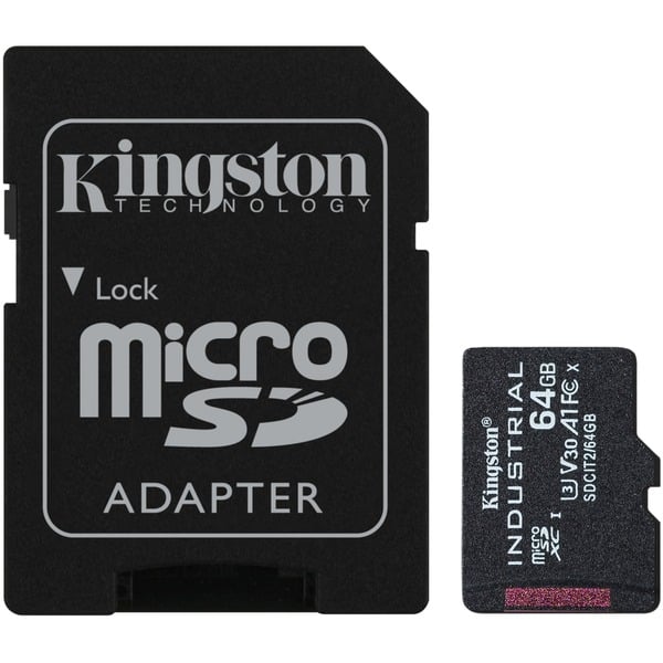 Kingston Industrial 64 GB microSDHC, Speicherkarte - Kingston
